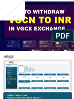 Withdraw VGCN To INR Invgcx Exchange