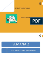 Auditoria Tributaria Semana 2 Infracciones y Sanciones