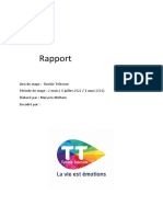 Rapport de Stage