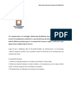 Bisono Hernandez Edgar Antonio - La Comunicacion y La Tecnologia