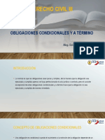 Tema 9 - OBLIGACIONES CONDICIONALES Y A TÉRMINO