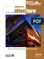 Bibliothèque Tangente HS 60 - Mathématiques et architecture