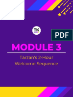 Module 3 - Tarzan S 2-Hour Welcome Sequence ES 2020