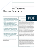 Measuring Treasury Market Liquidity with Bid-Ask Spreads