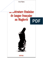 La Littérature Féminine de Langue Française Au Maghreb-1994