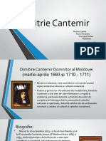 Dimitrie Cantemir Referat