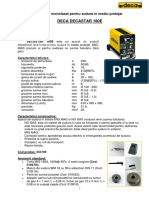 Fisa Tehnica Deca DECASTAR 180E