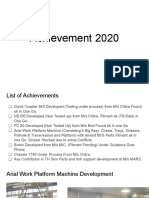 Achievement 2020