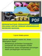 Memanfaatkan Persaingan Sebagai Peluang Untuk Meraih Keunggulan Ekonomi Bangsa