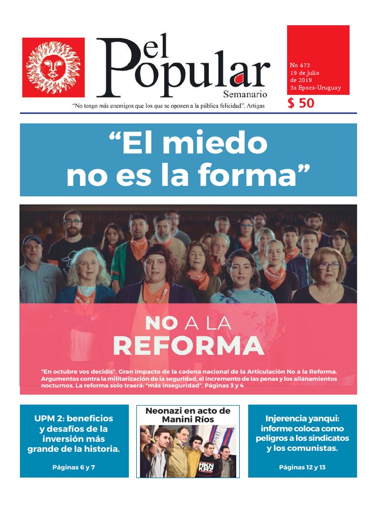 El Popular 473 | PDF | Uruguay | Deuda