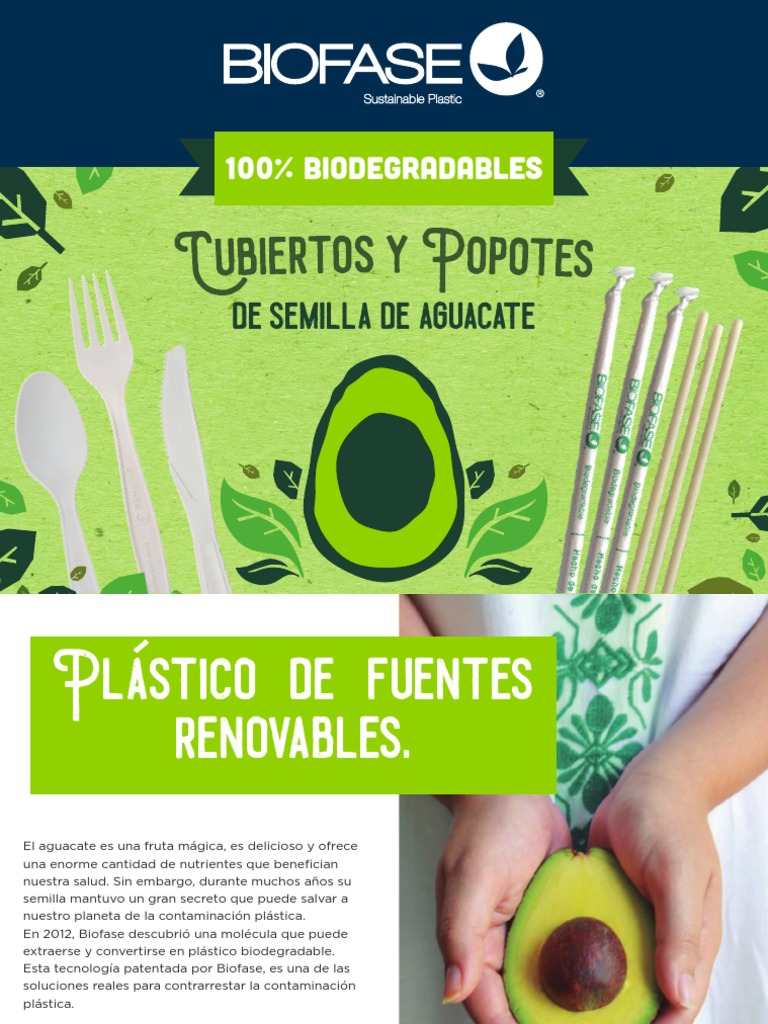 Bioplásticos de Semilla de Aguacate | PDF | El plastico | Economía y ...