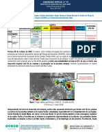 Comunicado Especial #175 Monitoreo de Condiciones en El Mar Caribe.