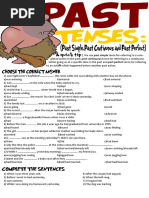 Past Tenses Exercises