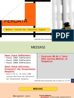 7-8 Materi HAPER (Mediasi, Tuntutan Hak, Permohonan, Gugatan)