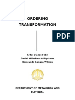 ORDERING TRANSFORMATION MENJELASKAN KETERATURAN ATOM DALAM SOLID SOLUTION