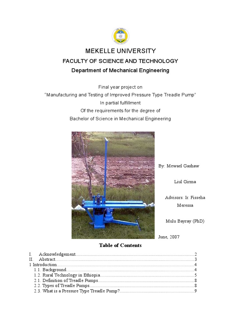 MINI PROJECT REPORT SAMPLE PDF FOR MECHANICAL ENGINEERING visual data 5