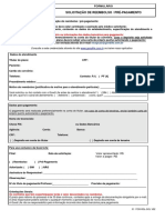 Reembolso médico: formulário de solicitação