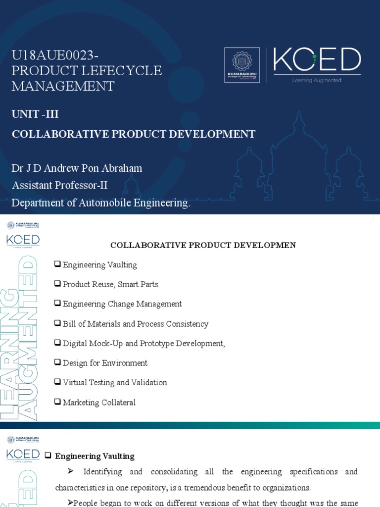 Collaborative Product Development Insights | PDF | Reuse | Screw