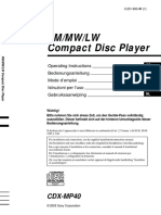 Manual Usuario CDX-MP40