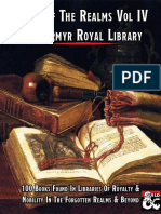 Books of The Realms Volume IV Cormyr Royal Library