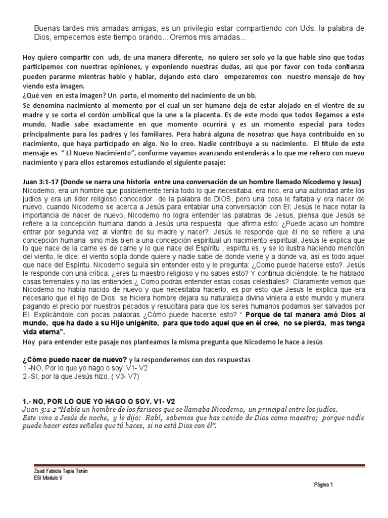 Nuevo Nacimiento Pdf Jesús Pecado