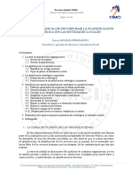 La Importancia de Incorporar La Planificacion Estrategica en Las Entidades Locales