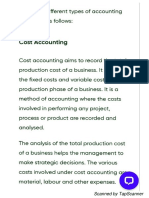 Types of Accounting