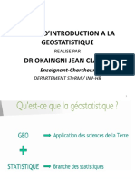 Cours - 1 - Diapo - Introduction - Géostatistique