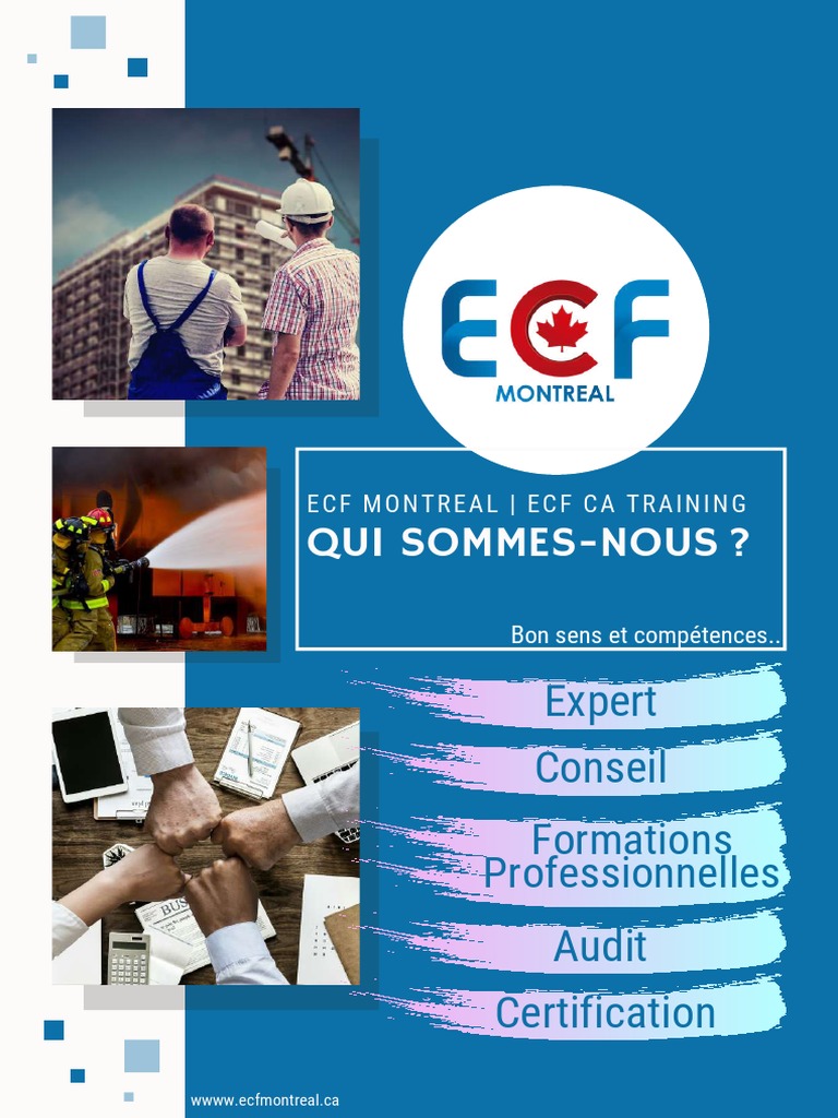 Formations et Services ECF Montréal | PDF | Logistique | Sécurité