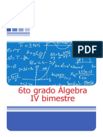 X - P - 6ºgrado - S1 - Ecuaciones de Primer Grado I