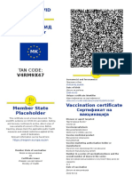 Eu Digital C Ovid Vaccine Certificate