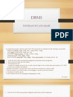 DBMS Insurance Database 12