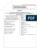 Modul Bimbel Kelas 8 KTSP 8302 Matematika Bab 1 Faktorisasi Aljabar