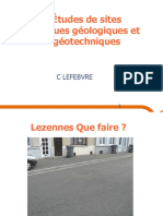 Études de Sites Risques Géologiques Et Géotechniques: C Lefebvre