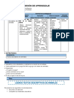 Sesión de Aprendizaje Comunicacion Lunes