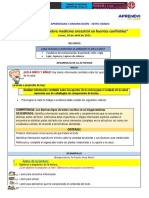 Lunes 18 de Abril Comunicación 5to Grado