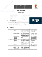 Esquema Plan de Tutoria 1º