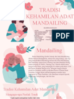 Tradisi Kehamilan Adat Mandailing