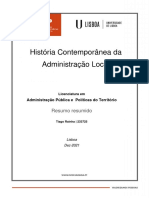 História Da Administração Local - Apontamentos