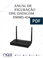 Configuração ONU Datacom DM985-424