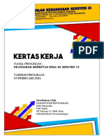 Kertas Kerja Kejohanan Merentas Desa 2021