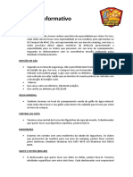 Boletim Informativo do Campori com detalhes das atividades