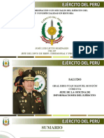 Coordinación con historiadores del Ejército Peruano