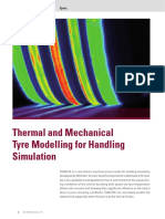 Development Tyres Thermal and Mechanical Tyre Modelling for Handling Simulation