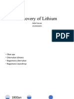 Discovery of Lithium