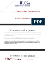 Materiales y componentes electrónicos fronteras granos