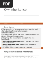 C++ INHERITANCE Upated