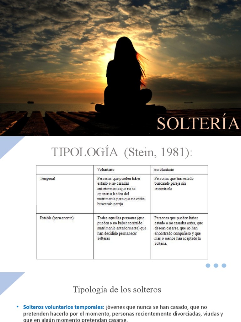 Tipología y realidades de la soltería | PDF | Soledad