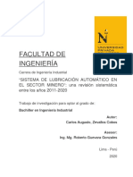 Trabajo de Investigacion SISTEMA DE LUBRICACIÓN AUTOMÁTICO EN Mineria