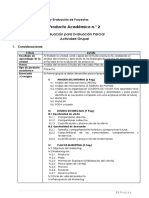 Producto Académico N.° 2: Evaluación para Evaluación Parcial Actividad Grupal